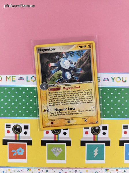 Vintage Rare - Magneton EX Power Keepers Non-Holo Pokemon Card 16/108 - VG