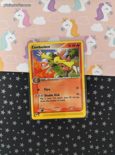 Vintage Uncommon - Combusken EX Ruby & Sapphire Non-Holo Pokemon Card 27/109 - VG