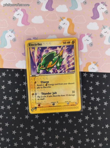Vintage Uncommon - Electrike EX Ruby & Sapphire Non-Holo Pokemon Card 30/109 - LP