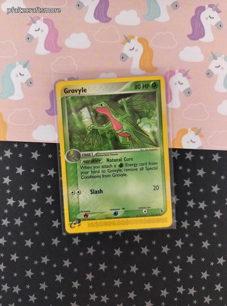Vintage Uncommon - Grovyle EX Ruby & Sapphire Non-Holo Pokemon Card 32/109 - VG