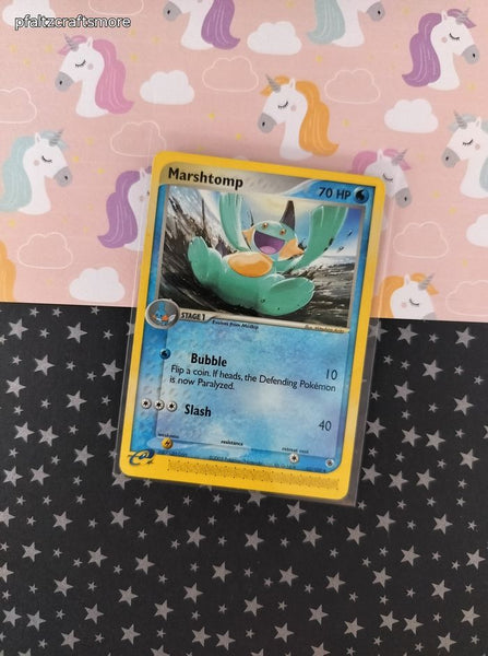 Vintage Uncommon - Marshtomp EX Ruby & Sapphire Non-Holo Pokemon Card 40/109 - LP