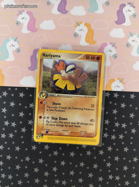 Vintage Uncommon - Hariyama EX Ruby & Sapphire Non-Holo Pokemon Card 33/109 - LP