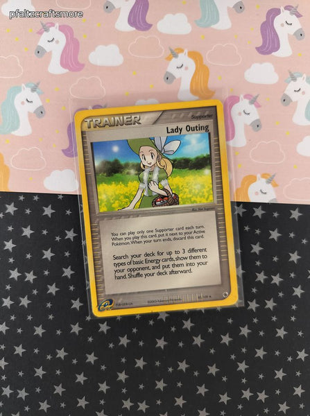 Vintage Uncommon - Lady Outing EX Ruby & Sapphire Non-Holo Pokemon Card 83/109 - LP