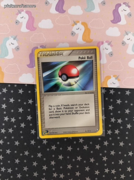 Vintage Uncommon - Poke Ball EX Ruby & Sapphire Non-Holo Pokemon Card 86/109 - LP (B)