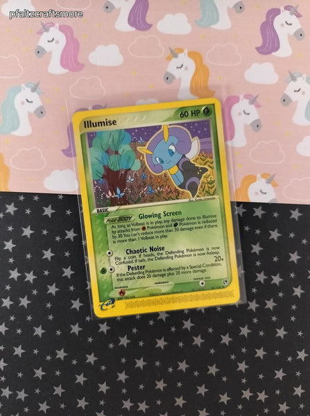 Vintage Uncommon - Illumise EX Sandstorm Non-Holo Pokemon Card 38/100 - LP (B)