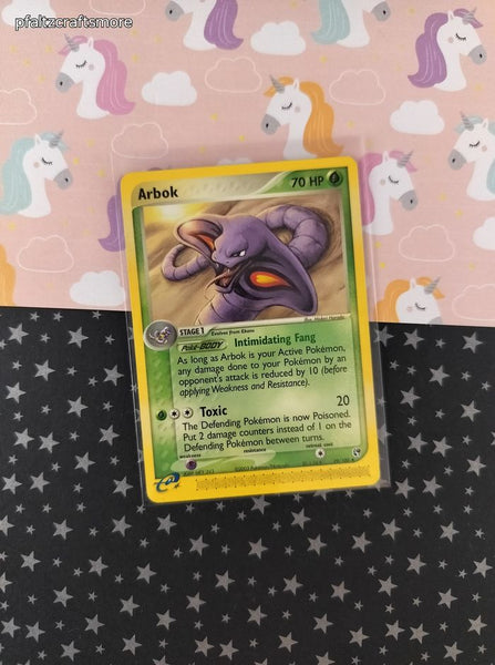Vintage Uncommon - Arbok EX Sandstorm Non-Holo Pokemon Card 29/100 - VG (B)