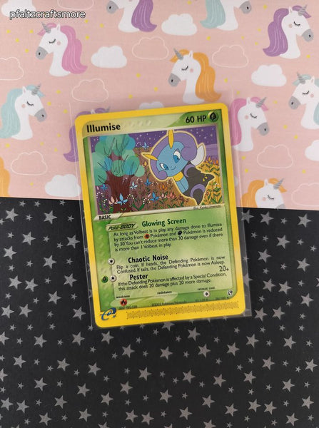 Vintage Uncommon - Illumise EX Sandstorm Non-Holo Pokemon Card 38/100 - VG