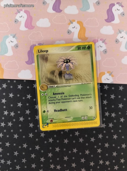 Vintage Uncommon - Lileep EX Sandstorm Non-Holo Pokemon Card 43/100 - LP