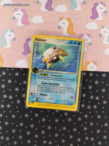 Vintage Uncommon - Kabuto EX Sandstorm Non-Holo Pokemon Card 39/100 - LP