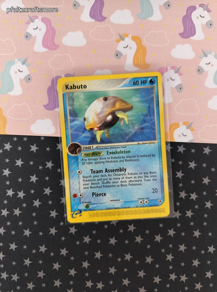 Vintage Uncommon - Kabuto EX Sandstorm Non-Holo Pokemon Card 39/100 - VG