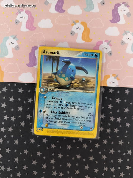 Vintage Uncommon - Azumarill EX Sandstorm Non-Holo Pokemon Card 30/100 - MP