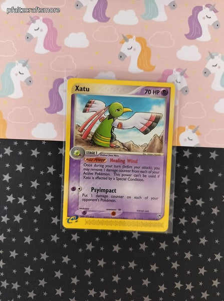 Vintage Uncommon - Xatu EX Sandstorm Non-Holo Pokemon Card 55/100 - VG