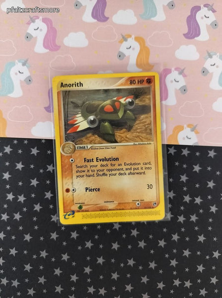 Vintage Uncommon - Anorith EX Sandstorm Non-Holo Pokemon Card 27/100 - LP