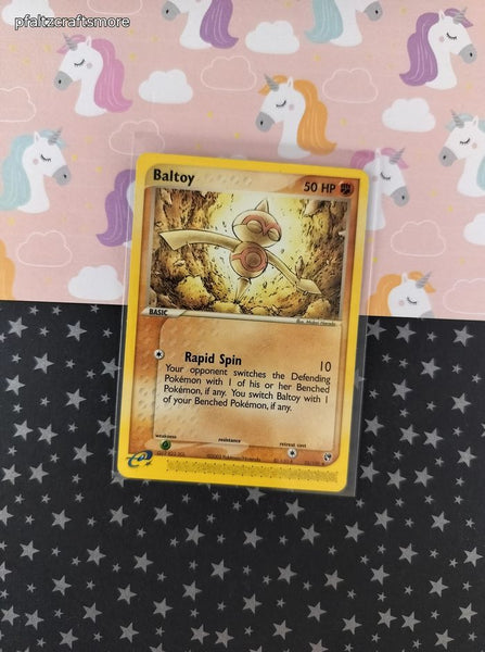 Vintage Uncommon - Baltoy EX Sandstorm Non-Holo Pokemon Card 32/100 - LP