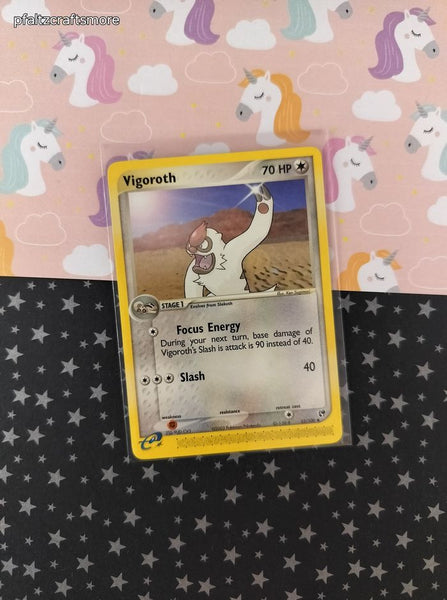 Vintage Uncommon - Vigoroth EX Sandstorm Non-Holo Pokemon Card 52/100 - NM