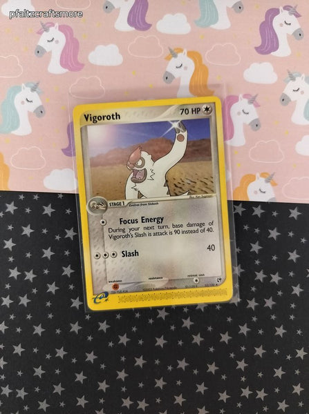 Vintage Uncommon - Vigoroth EX Sandstorm Non-Holo Pokemon Card 52/100 - LP
