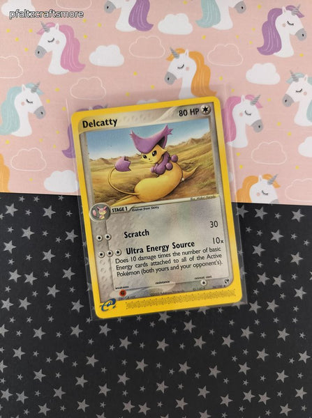 Vintage Uncommon - Delcatty EX Sandstorm Non-Holo Pokemon Card 34/100 - LP