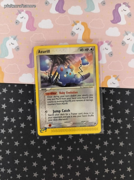 Vintage Uncommon - Azurill EX Sandstorm Non-Holo Pokemon Card 31/100 - LP