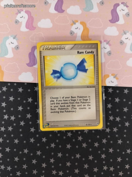 Vintage Uncommon - Rare Candy EX Sandstorm Non-Holo Pokemon Card 88/100 - VG