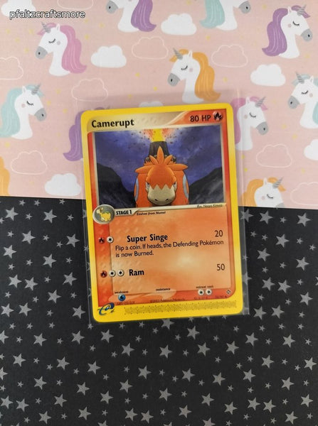 Vintage Uncommon - Camerupt ex Dragon Non-Holo Pokemon Card 24/97 - VG (B)