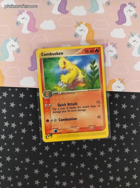 Vintage Uncommon - Combusken ex Dragon Non-Holo Pokemon Card 25/97 - VG