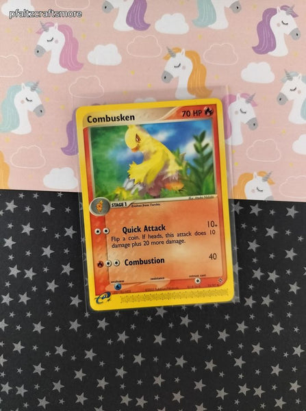 Vintage Uncommon - Combusken ex Dragon Non-Holo Pokemon Card 25/97 - NM