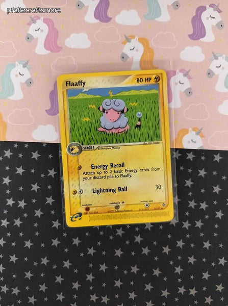 Vintage Uncommon - Flaaffy ex Dragon Non-Holo Pokemon Card 27/97 - VG
