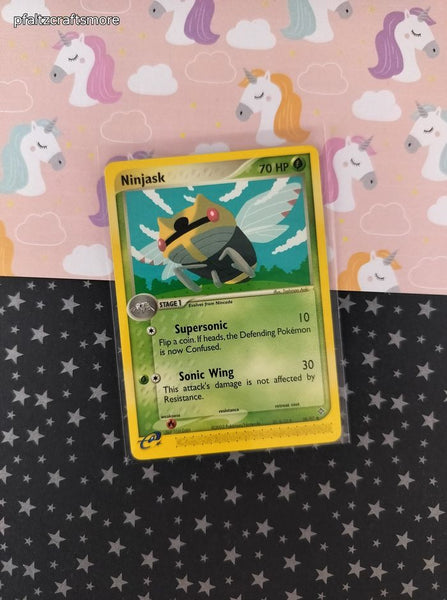 Vintage Uncommon - Ninjask ex Dragon Non-Holo Pokemon Card 38/97 - VG (B)