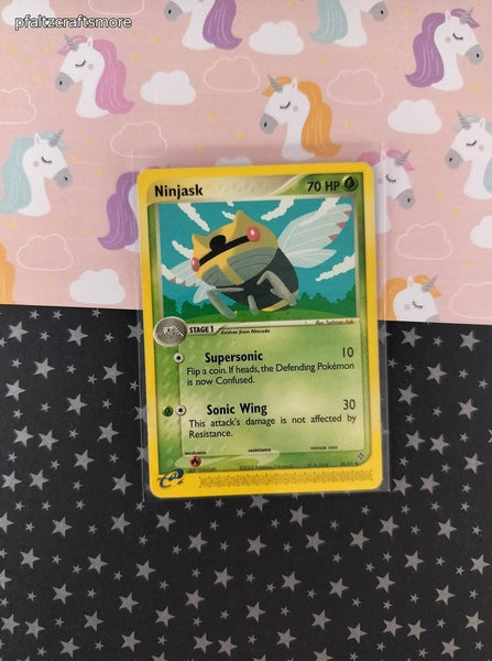 Vintage Uncommon - Ninjask ex Dragon Non-Holo Pokemon Card 38/97 - LP