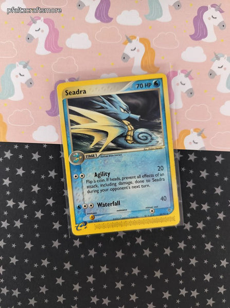Vintage Uncommon - Seadra ex Dragon Non-Holo Pokemon Card 40/97 - LP
