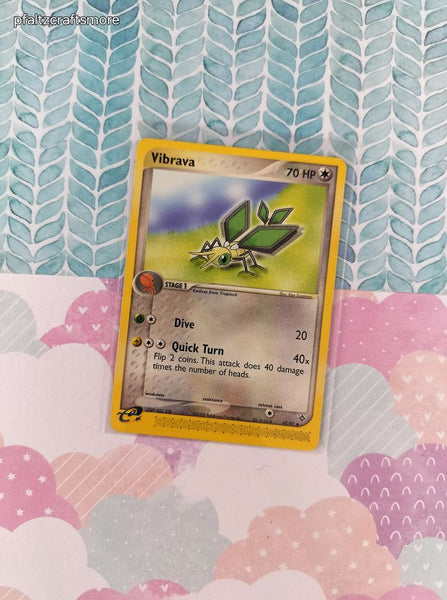 Vintage Uncommon - Vibrava ex Dragon Non-Holo Pokemon Card 47/97 - LP