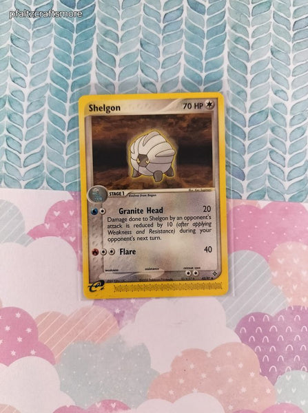 Vintage Uncommon - Shelgon ex Dragon Non-Holo Pokemon Card 42/97 - LP
