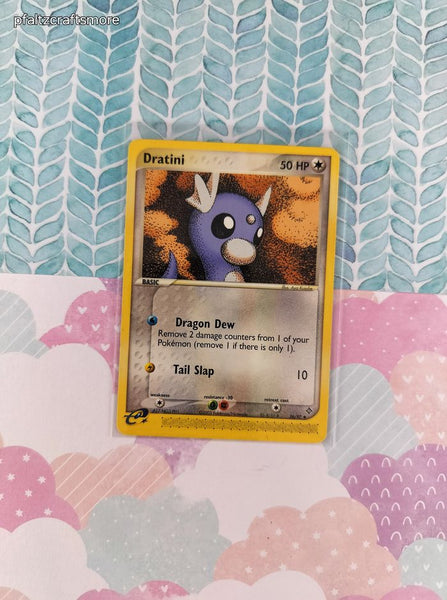 Vintage Uncommon - Dratini ex Dragon Non-Holo Pokemon Card 26/97 - VG