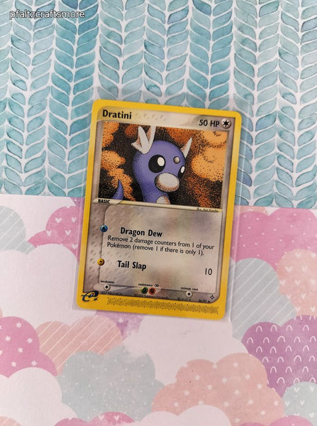 Vintage Uncommon - Dratini ex Dragon Non-Holo Pokemon Card 26/97 - VG (B)