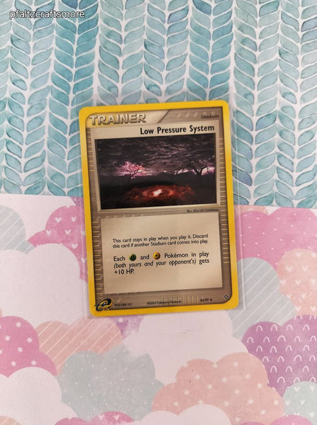 Vintage Uncommon - Low Pressure System ex Dragon Non-Holo Pokemon Card 86/97 - VG
