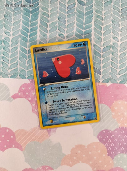 Vintage Uncommon - Luvdisc ex Hidden Legends Non-Holo Pokemon Card 40/101 - VG