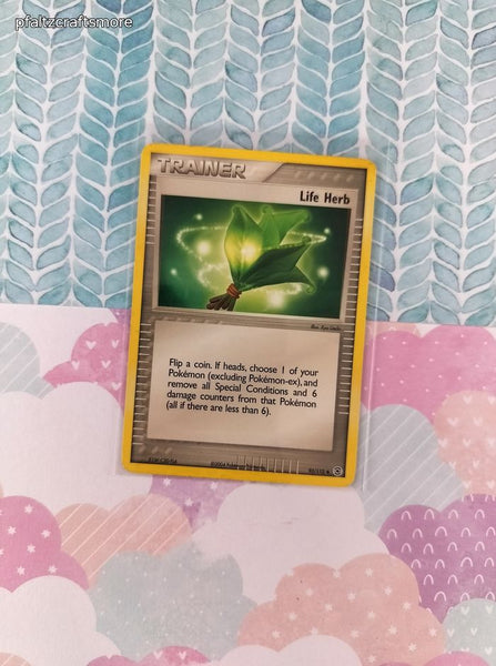 Vintage Uncommon - Life Herb ex FireRed & LeafGreen Non-Holo Pokemon Card 93/112 - LP