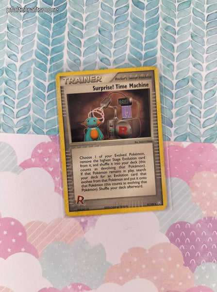 Vintage Uncommon - Surprise! Time Machine ex Team Rocket Returns Non-Holo Pokemon Card 91/109 - LP