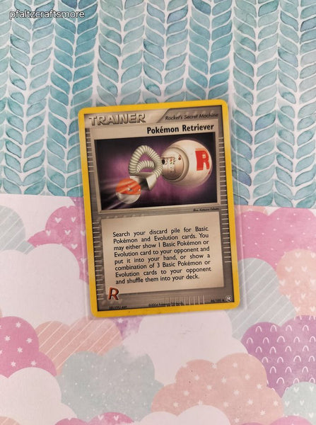 Vintage Uncommon - Pokemon Retriever ex Team Rocket Returns Non-Holo Pokemon Card 84/109 - NM
