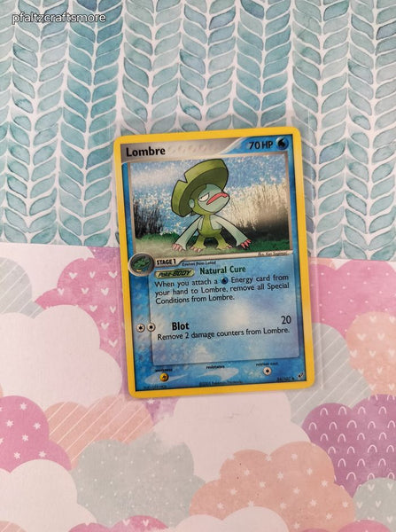 Vintage Uncommon - Lombre ex Deoxys Non-Holo Pokemon Card 34/107 - NM