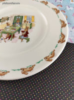 Vintage 1990's Bunnykins Baking in the Kitchen 1936 Royal Doulton 8" Plate