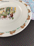 Vintage 1990's Bunnykins Baking in the Kitchen 1936 Royal Doulton 8" Plate