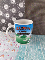 Vintage School Designs Bugs Bunny Looney Tunes Grandpa Knows Best Ceramic Mug, Like New