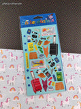 Vintage Stickopotamus Stickers, "World Travel", 1 Sheet New & Sealed