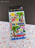 Vintage Stickopotamus Stickers, "Florida Sunshine", 1 Sheet New & Sealed