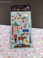 Vintage Stickopotamus Stickers, "Canada Niagara Falls", 1 Sheet New & Sealed