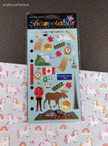 Vintage Stickopotamus Stickers, "Canada Niagara Falls", 1 Sheet New & Sealed
