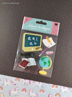 Jolee's Boutique New School Year 3-Dimensional Sticker Pack, New/Sealed