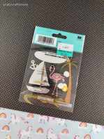 Jolee's Boutique Florida Summer Fun 3-Dimensional Sticker Pack, New/Sealed