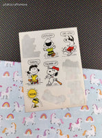 Vintage 1990's Hallmark Peanuts Snoopy Rewards Partial Sticker Sheet